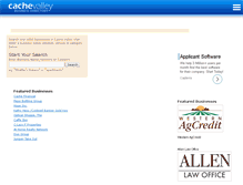Tablet Screenshot of cachevalleysearch.com